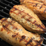 chicken breast on the grill